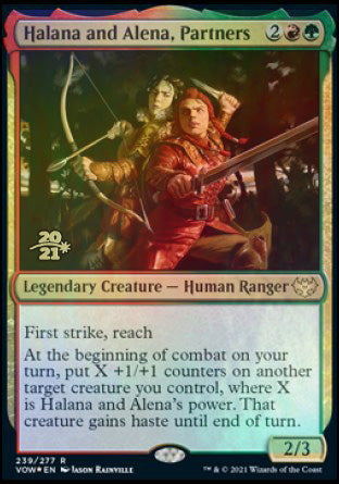 Halana and Alena, Partners [Innistrad: Crimson Vow Prerelease Promos] | Odin's Place
