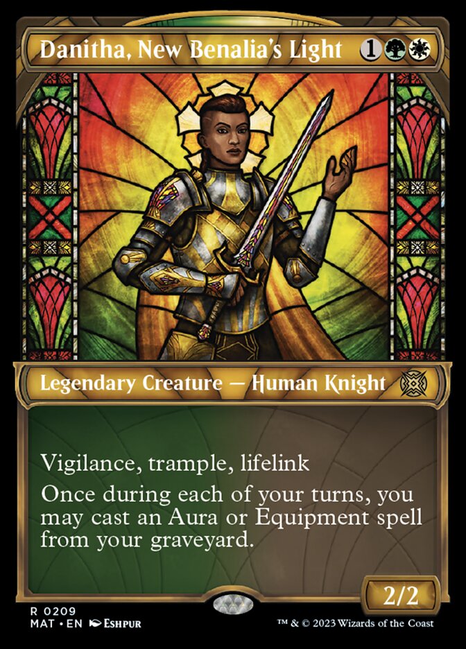 Danitha, New Benalia's Light (Showcase Halo Foil) [March of the Machine: The Aftermath] | Odin's Place