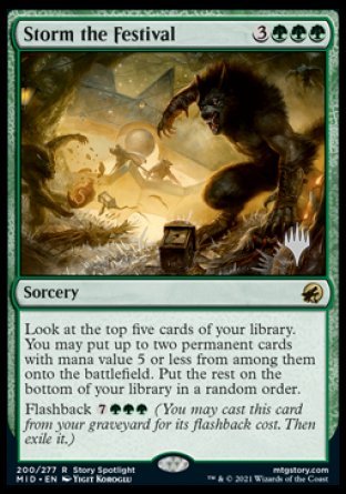 Storm the Festival (Promo Pack) [Innistrad: Midnight Hunt Promos] | Odin's Place