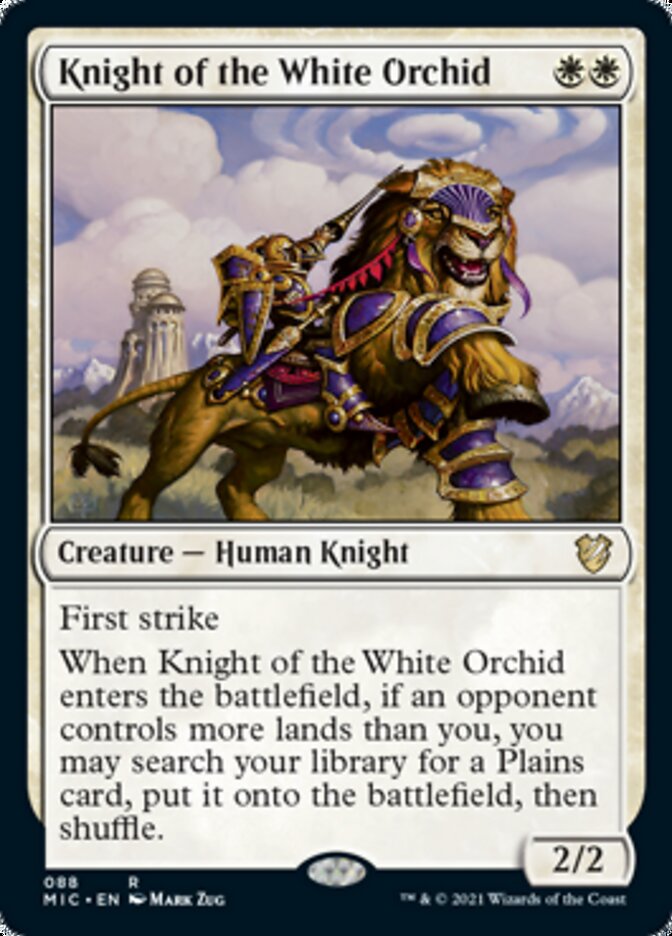Knight of the White Orchid [Innistrad: Midnight Hunt Commander] | Odin's Place