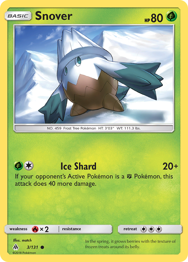 Snover (3/131) [Sun & Moon: Forbidden Light] | Odin's Place