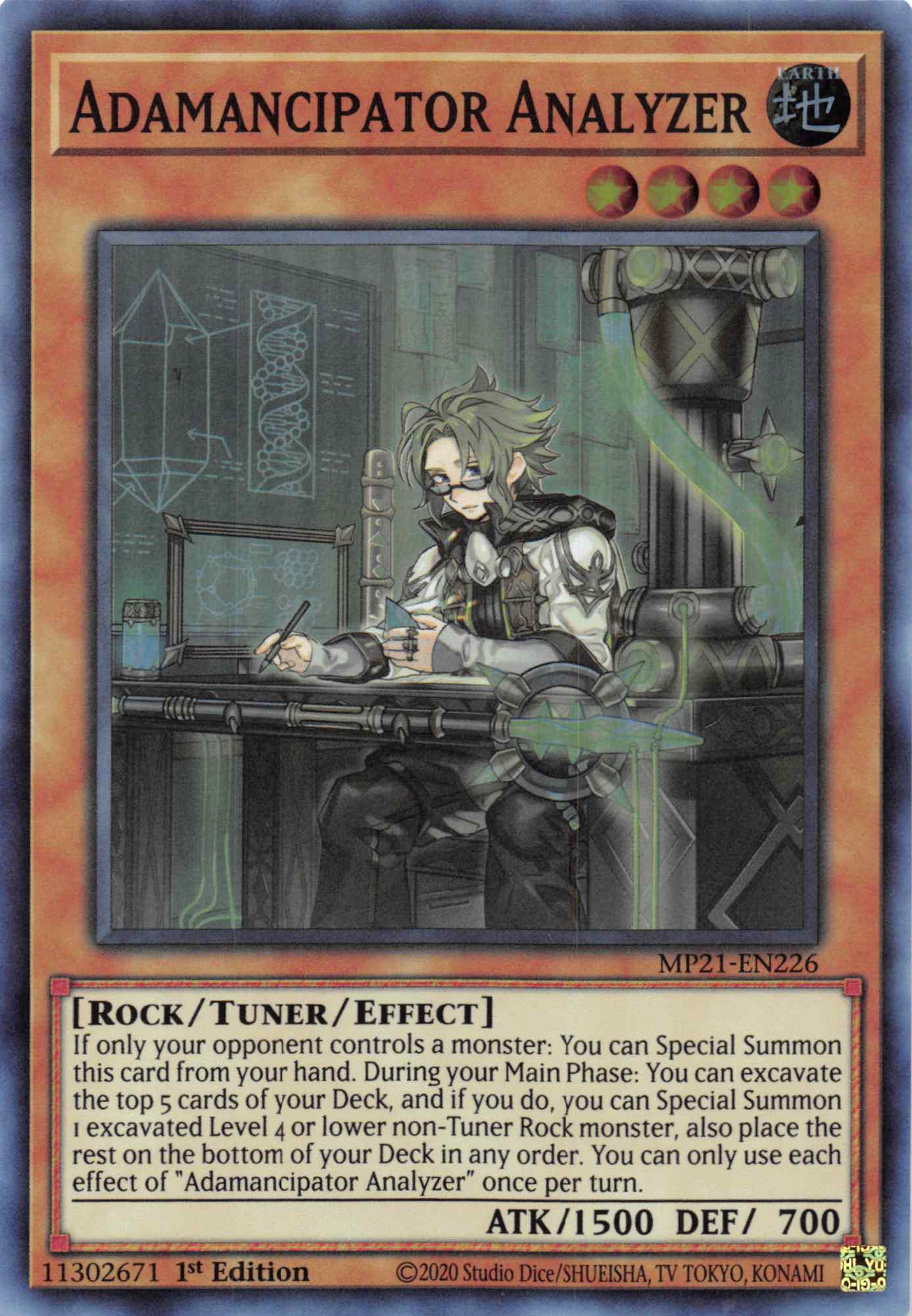 Adamancipator Analyzer [MP21-EN226] Super Rare | Odin's Place