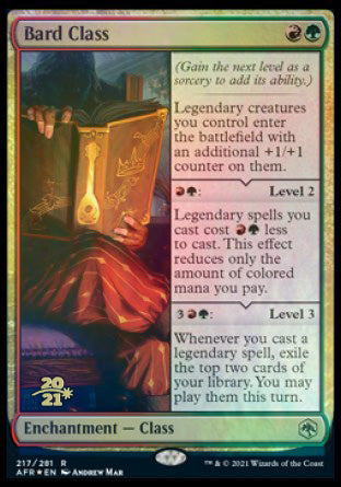 Bard Class [Dungeons & Dragons: Adventures in the Forgotten Realms Prerelease Promos] | Odin's Place