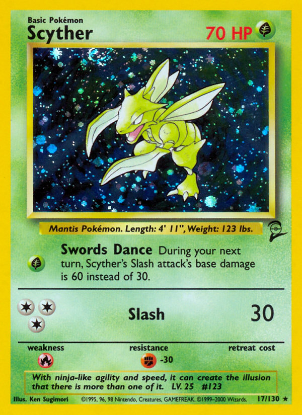 Scyther (17/130) [Base Set 2] | Odin's Place