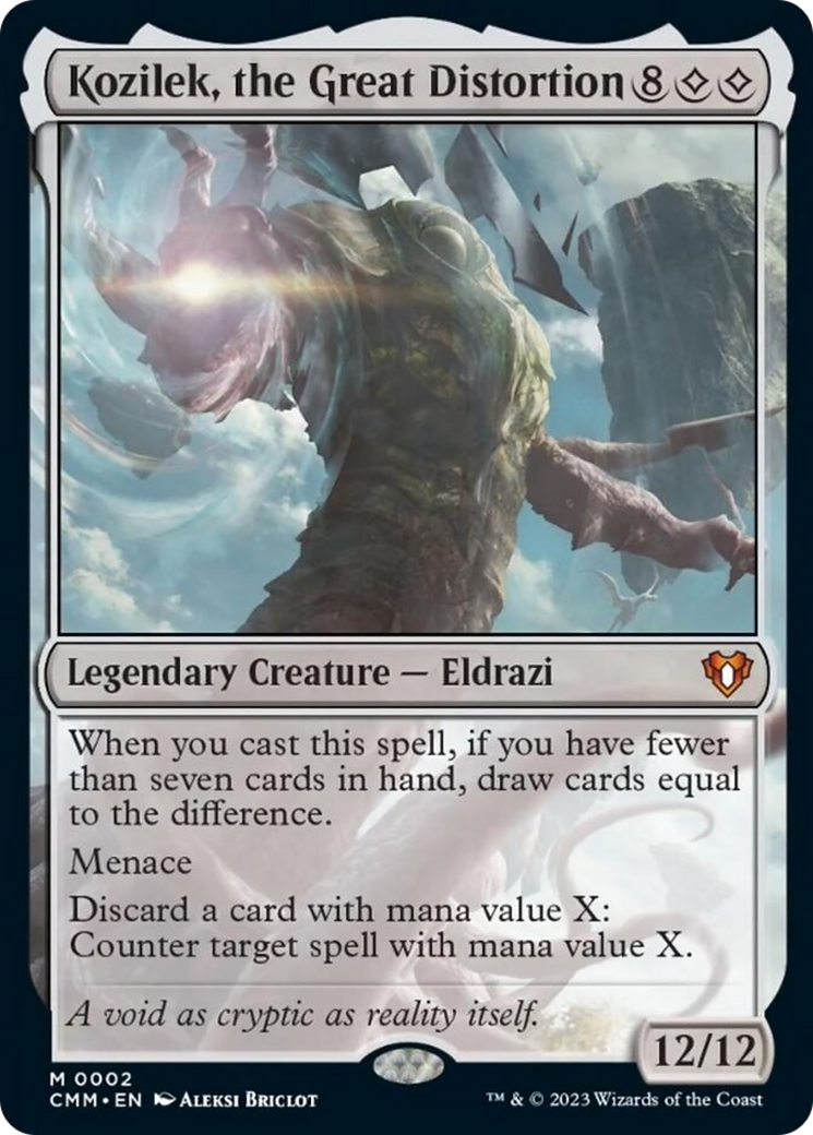 Kozilek, the Great Distortion [Commander Masters] | Odin's Place