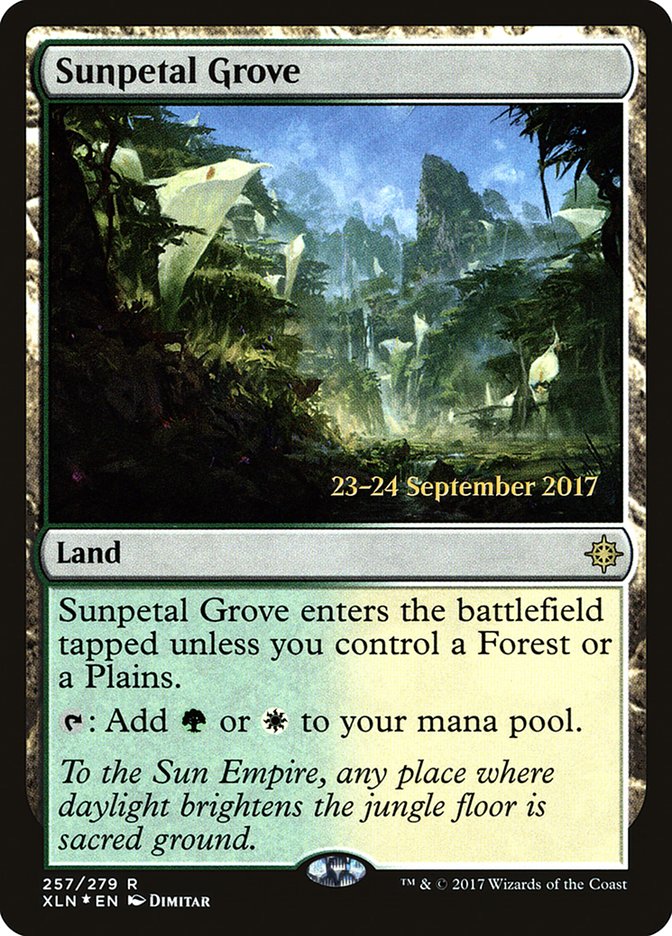 Sunpetal Grove (257) [Ixalan Prerelease Promos] | Odin's Place