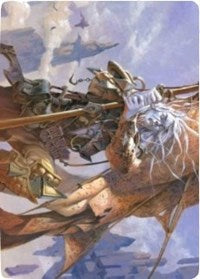 Sea Gate Banneret Art Card [Zendikar Rising Art Series] | Odin's Place