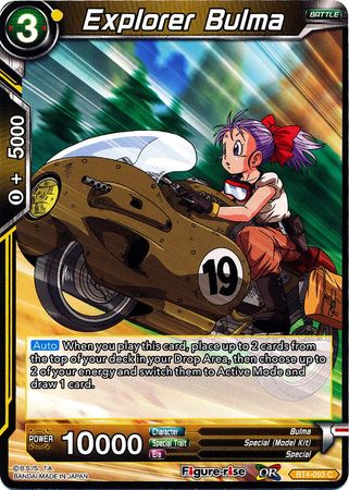Explorer Bulma (BT4-093) [Colossal Warfare] | Odin's Place