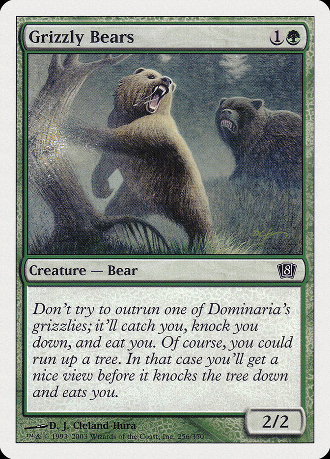 Grizzly Bears (256) [Eighth Edition] | Odin's Place