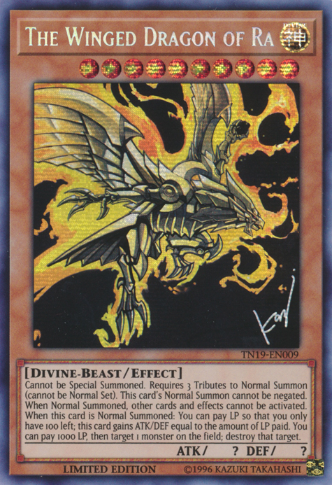 The Winged Dragon of Ra [TN19-EN009] Prismatic Secret Rare | Odin's Place