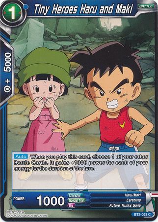 Tiny Heroes Haru and Maki (BT2-053) [Union Force] | Odin's Place