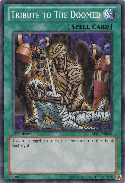 Tribute to the Doomed [BP01-EN066] Starfoil Rare | Odin's Place
