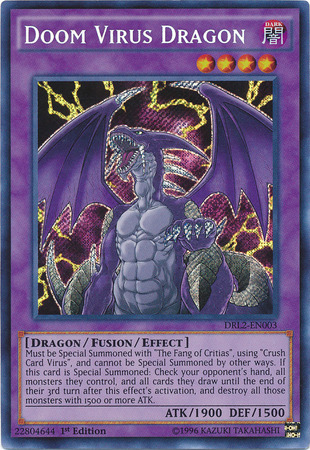 Doom Virus Dragon [DRL2-EN003] Secret Rare | Odin's Place