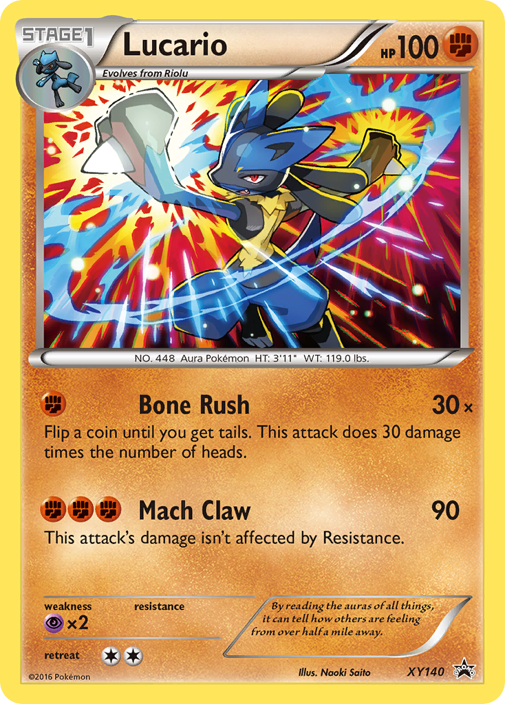 Lucario (XY140) [XY: Black Star Promos] | Odin's Place