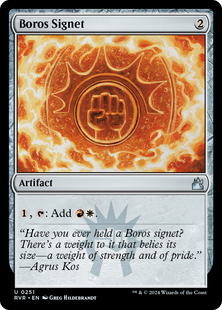 Boros Signet [Ravnica Remastered] | Odin's Place