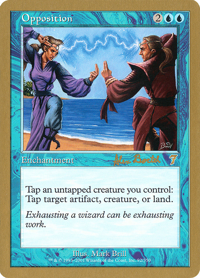 Opposition (Alex Borteh) [World Championship Decks 2001] | Odin's Place