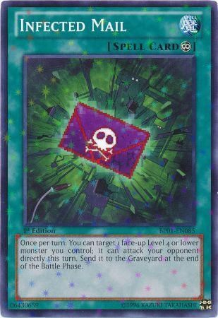 Infected Mail [BP01-EN085] Starfoil Rare | Odin's Place