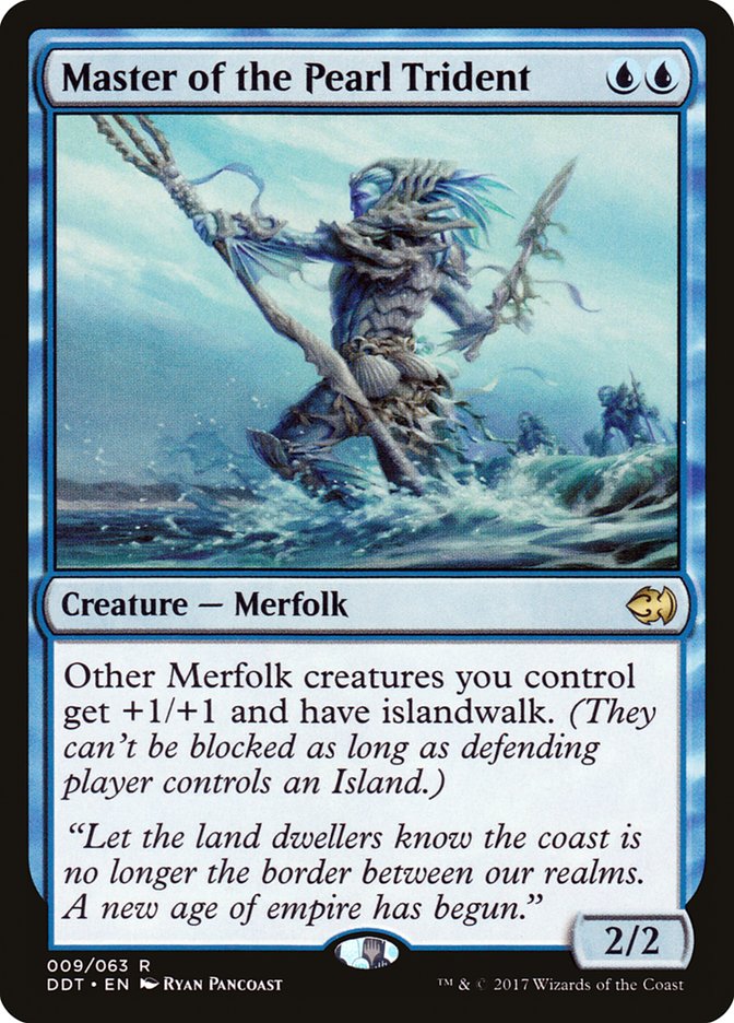 Master of the Pearl Trident (9) [Duel Decks: Merfolk vs. Goblins] | Odin's Place