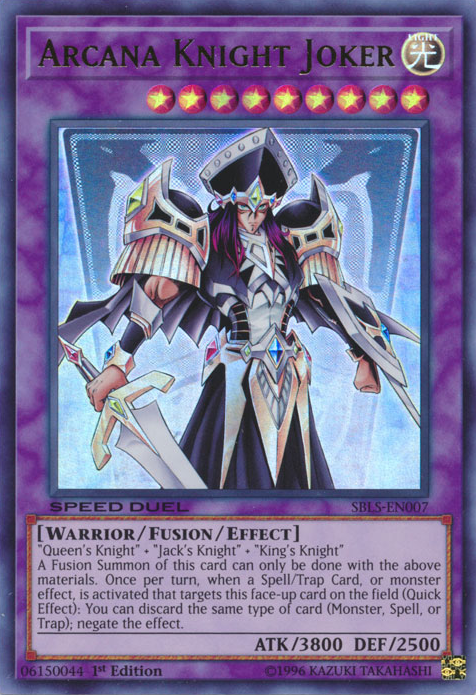 Arcana Knight Joker [SBLS-EN007] Ultra Rare | Odin's Place