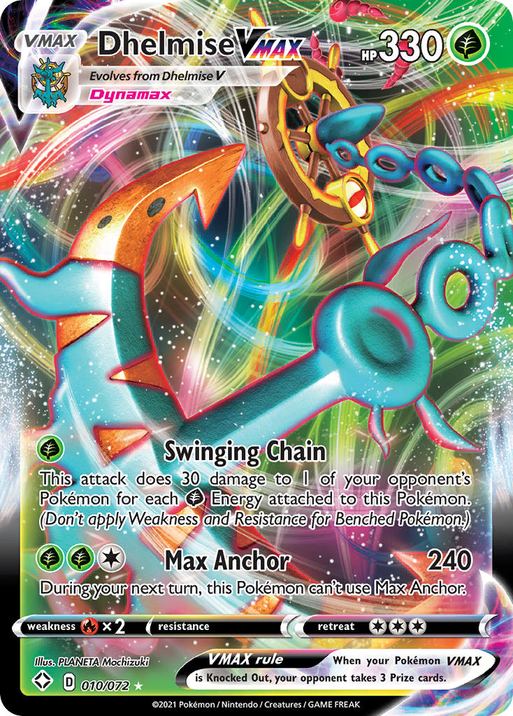 Dhelmise VMAX (010/072) [Sword & Shield: Shining Fates] | Odin's Place