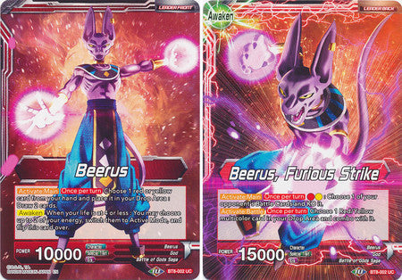 Beerus // Beerus, Furious Strike (BT8-002) [Malicious Machinations] | Odin's Place