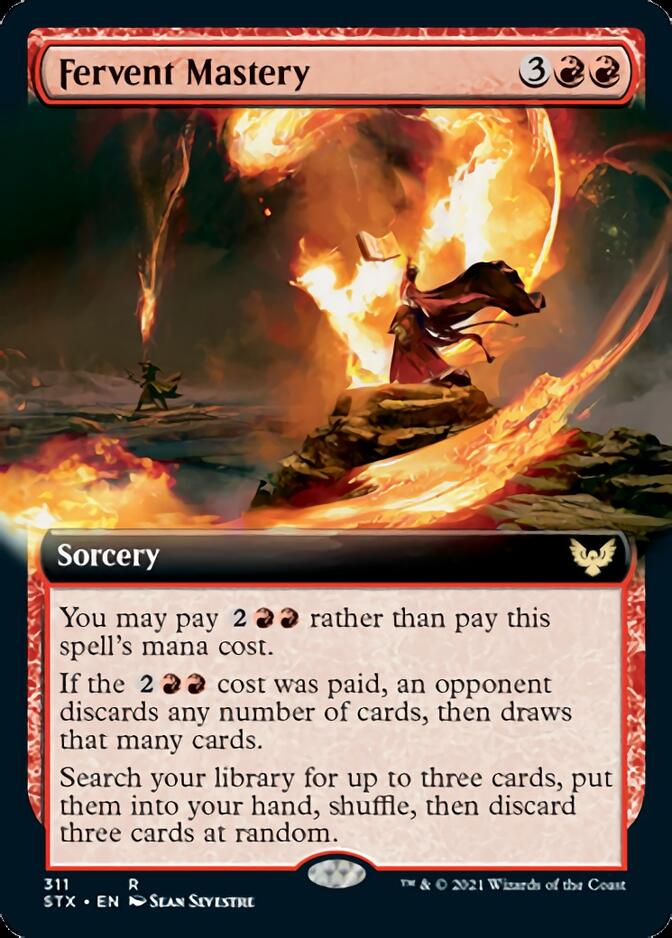 Fervent Mastery (Extended Art) [Strixhaven: School of Mages] | Odin's Place