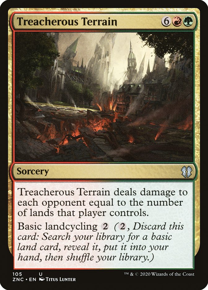 Treacherous Terrain [Zendikar Rising Commander] | Odin's Place