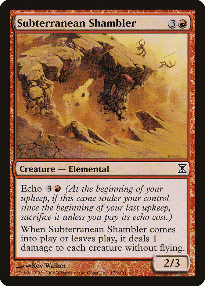 Subterranean Shambler (178) [Time Spiral] | Odin's Place