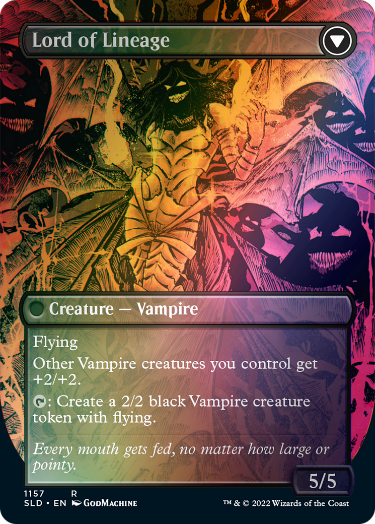 Bloodline Keeper // Lord of Lineage (Borderless) [Secret Lair: From Cute to Brute] | Odin's Place