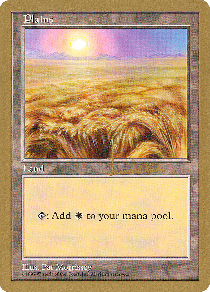 Plains (jk432) (Janosch Kuhn) [World Championship Decks 1997] | Odin's Place