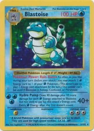 Blastoise (2/102) [Base Set Shadowless Unlimited] | Odin's Place