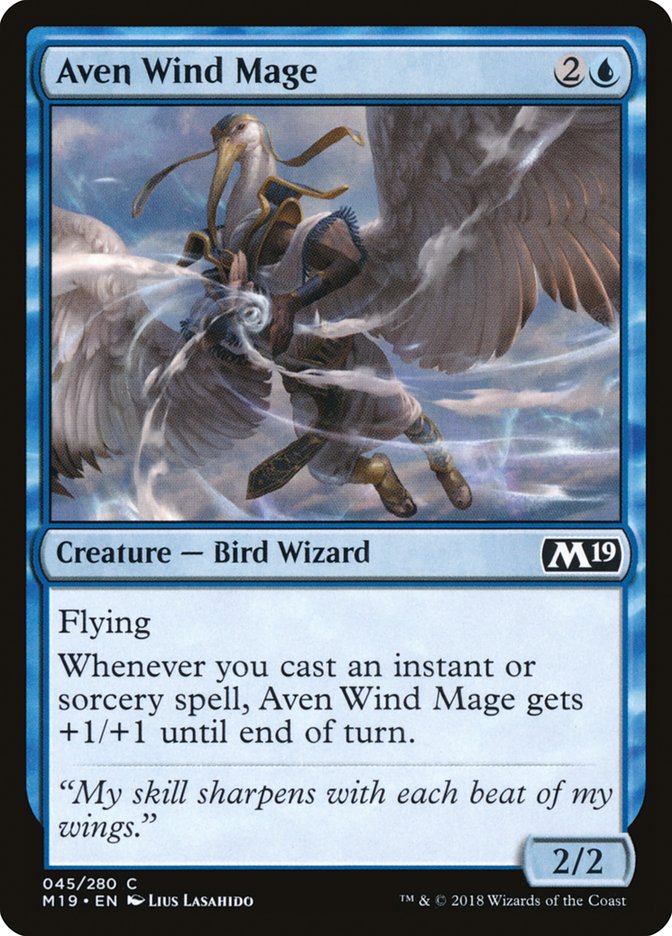 Aven Wind Mage (45) [Core Set 2019] | Odin's Place