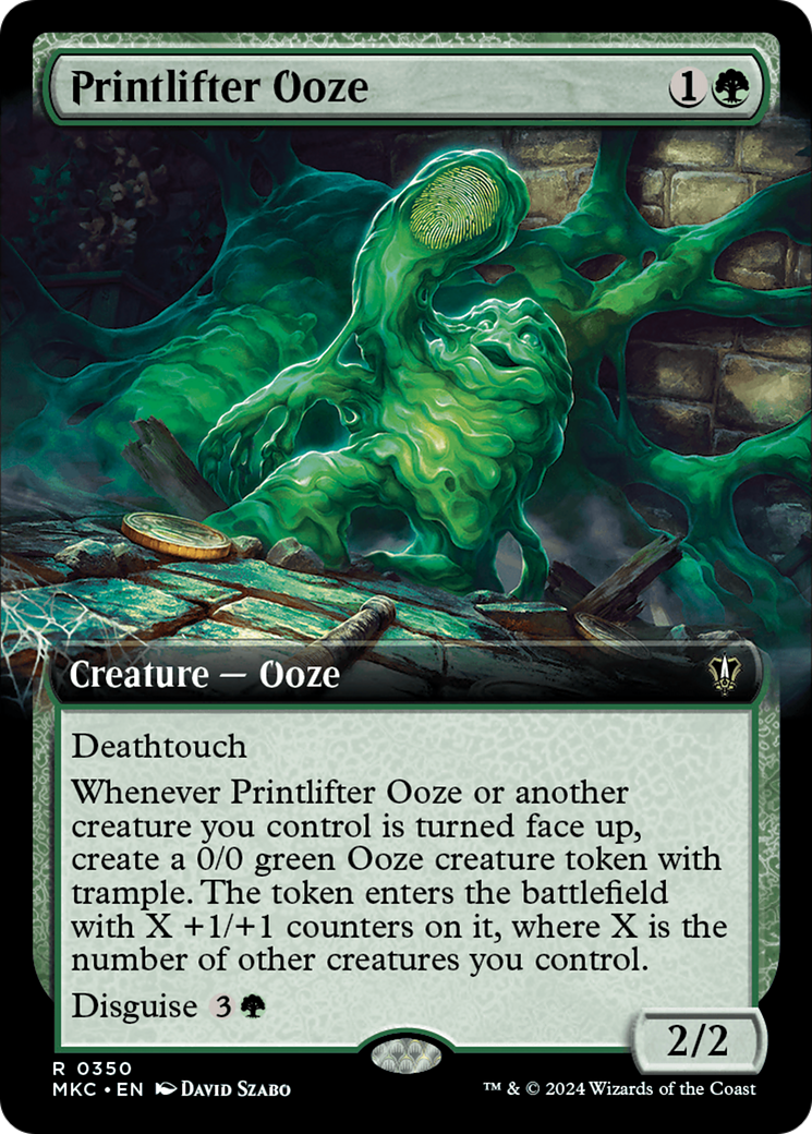 Printlifter Ooze (Extended Art) [Murders at Karlov Manor Commander] | Odin's Place