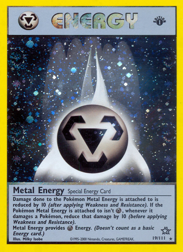 Metal Energy (19/111) [Neo Genesis 1st Edition] | Odin's Place
