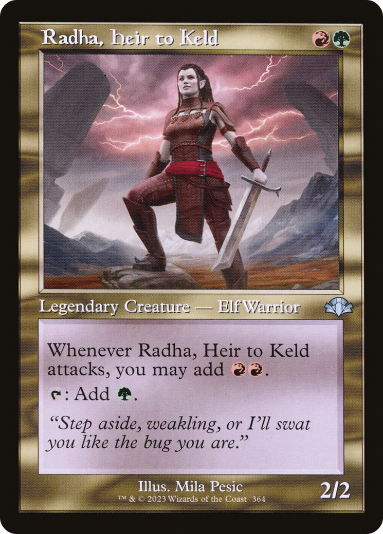 Radha, Heir to Keld (Retro) [Dominaria Remastered] | Odin's Place