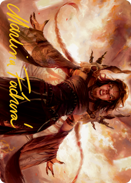 Dragon's Rage Channeler Art Card (Gold-Stamped Signature) [Modern Horizons 2 Art Series] | Odin's Place