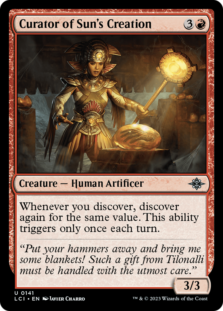 Curator of Sun's Creation [The Lost Caverns of Ixalan] | Odin's Place