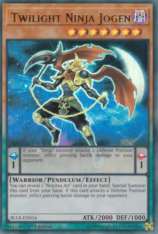 Twilight Ninja Jogen [BLLR-EN016] Ultra Rare | Odin's Place