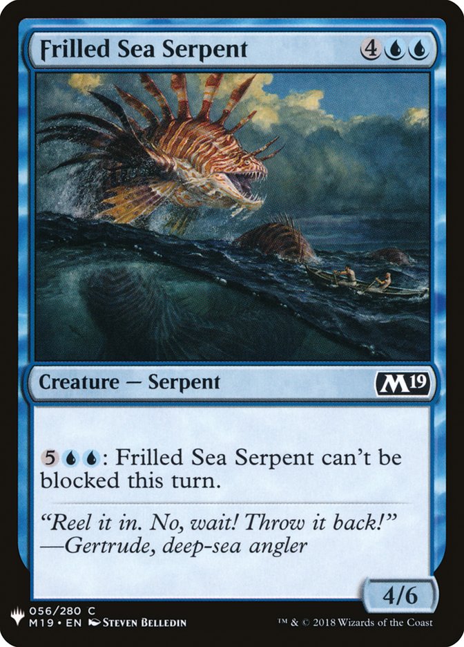 Frilled Sea Serpent [Mystery Booster] | Odin's Place