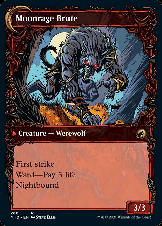 Brutal Cathar // Moonrage Brute (Showcase Equinox) [Innistrad: Midnight Hunt] | Odin's Place