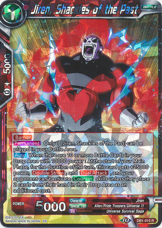 Jiren, Shackles of the Past (DB1-015) [Dragon Brawl] | Odin's Place