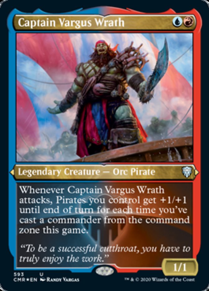 Captain Vargus Wrath (Etched) [Commander Legends] | Odin's Place