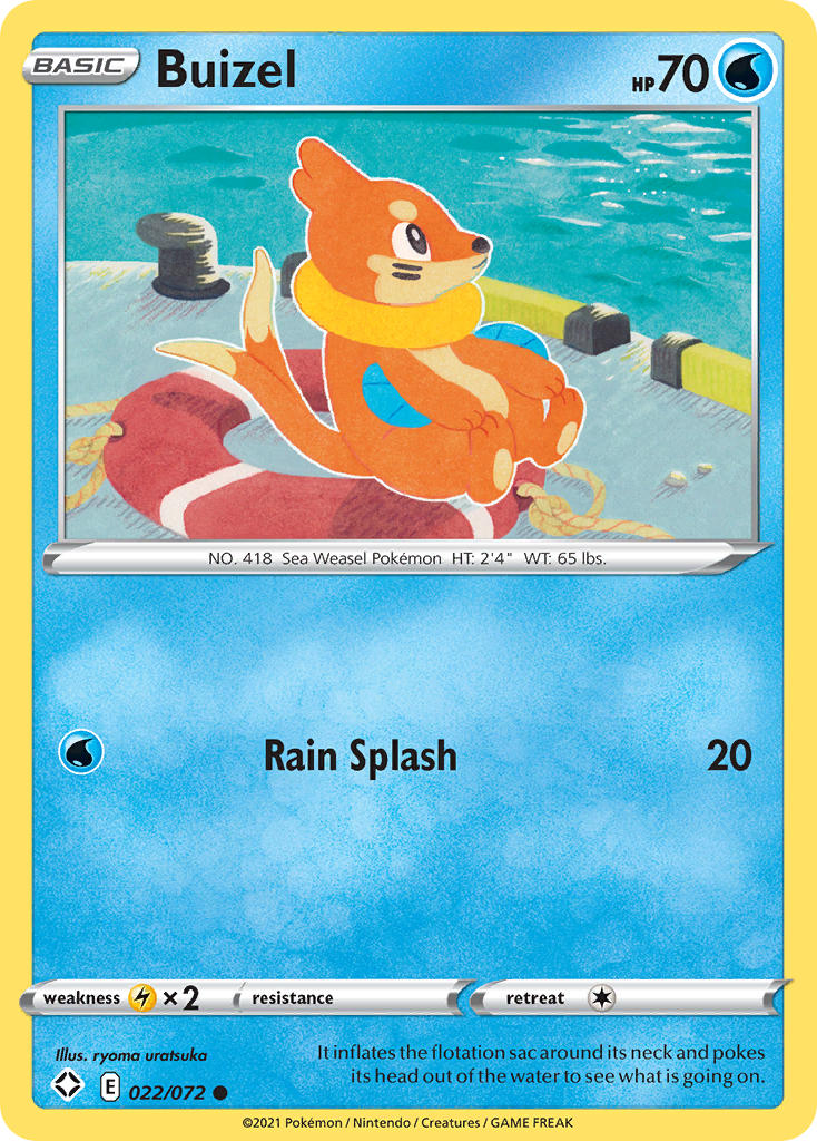 Buizel (022/072) [Sword & Shield: Shining Fates] | Odin's Place