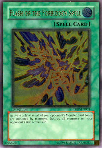 Flash of the Forbidden Spell [CDIP-EN038] Ultimate Rare | Odin's Place