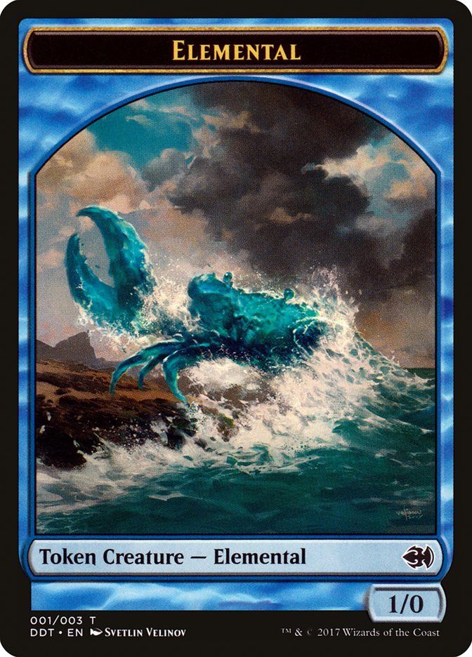Elemental Token (1) [Duel Decks: Merfolk vs. Goblins Tokens] | Odin's Place