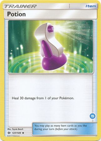 Potion (127/149) (Deck Exclusive #15) [Sun & Moon: Trainer Kit - Alolan Ninetales] | Odin's Place