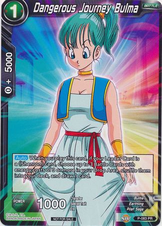 Dangerous Journey Bulma (P-083) [Promotion Cards] | Odin's Place