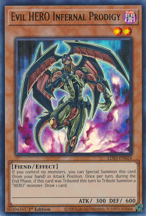 Evil HERO Infernal Prodigy [LDS3-EN024] Ultra Rare | Odin's Place
