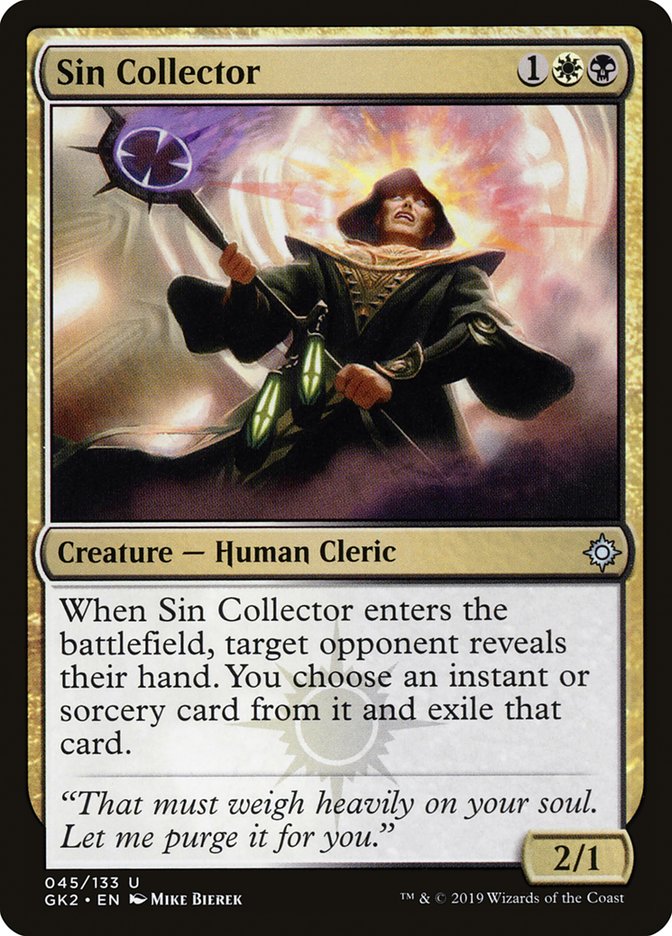 Sin Collector (45) [Ravnica Allegiance Guild Kit] | Odin's Place