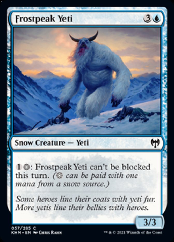 Frostpeak Yeti [Kaldheim] | Odin's Place